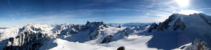 Vallee Blanche panorama