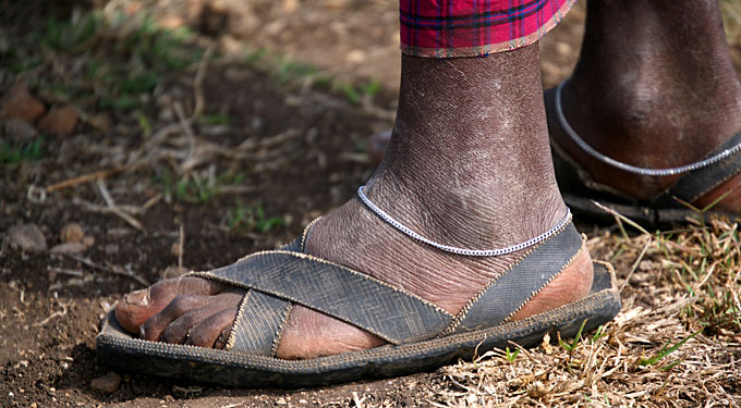 maasai tire flip-flops