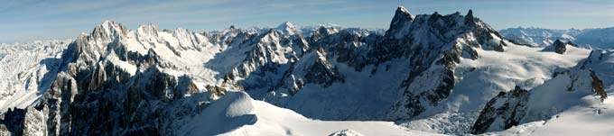 Vallee Blanche panorama