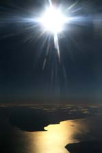 Sunset over the Atlantic coast